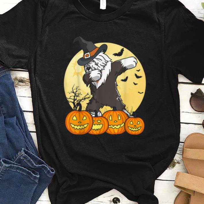 Funny Dabbing Old English Sheepdog Dab Dance Halloween Gift shirt