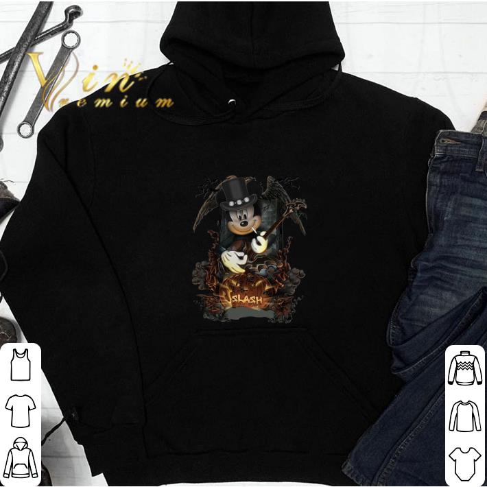 Funny Mickey Mouse Smoking Slash Pumpkin Halloween shirt