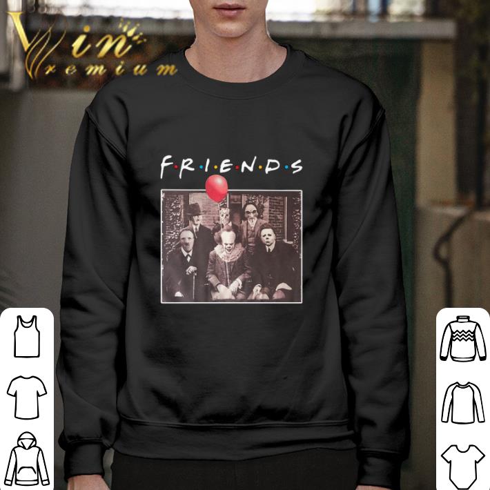 Official Scariest Horror Movie Characters Friends shirt