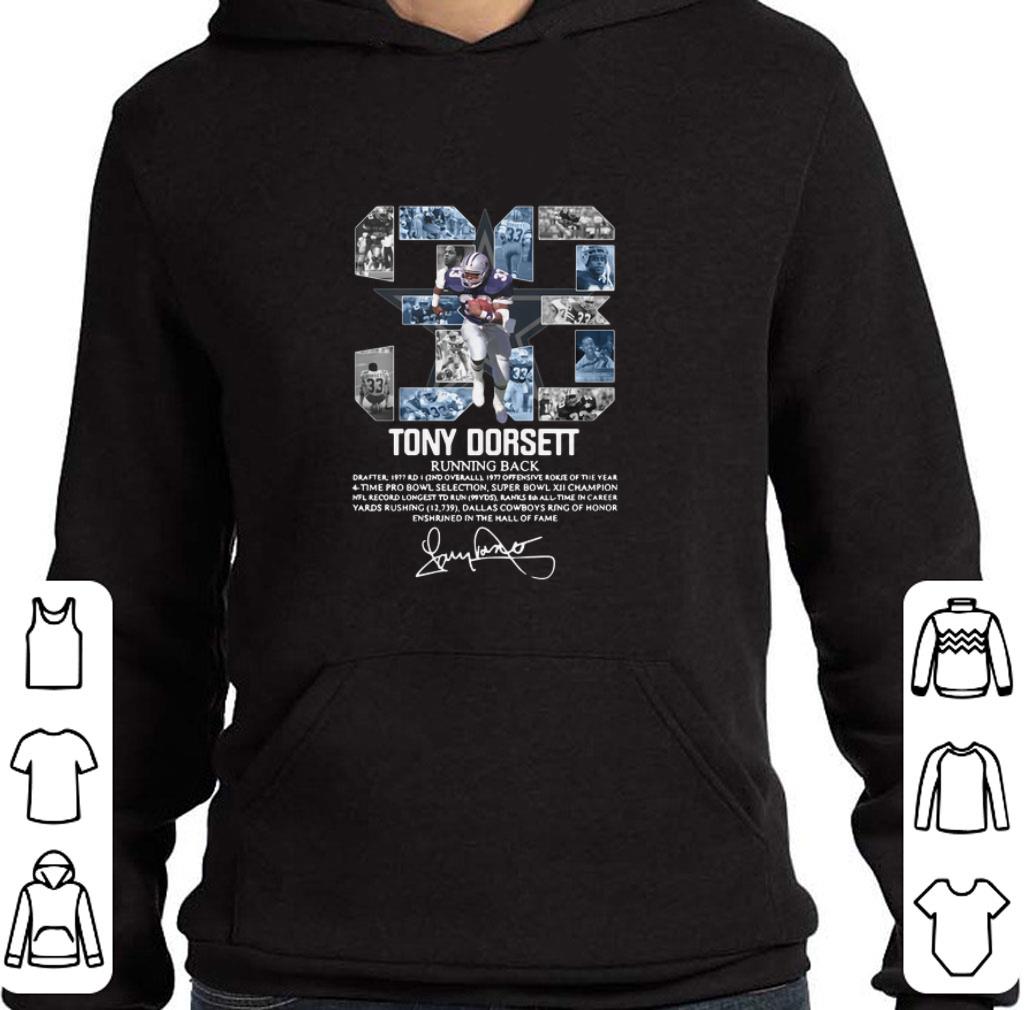 Original 33 Tony Dorsett Running back signature shirt 6 Original 33 Tony Dorsett Running back signature shirt