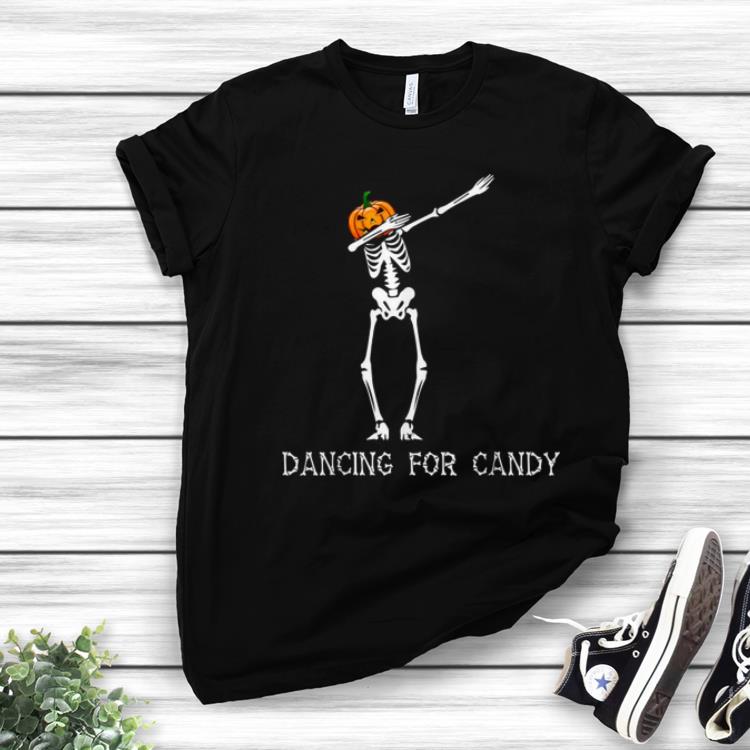 Original Dabbing Pumpkin Skeleton Dancing For Candy Halloween Gift