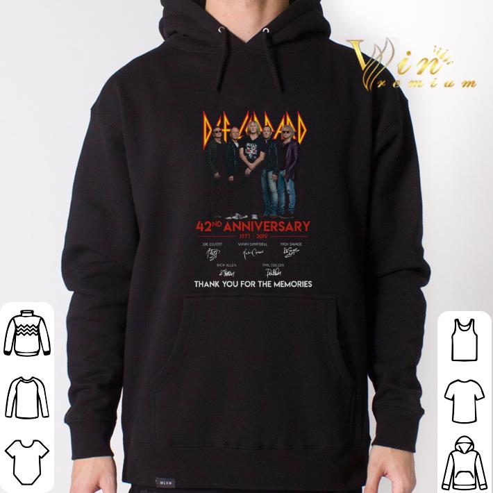 Original Def Leppard 42nd anniversary 1977-2019 signatures shirt 6 Original Def Leppard 42nd anniversary 1977-2019 signatures shirt