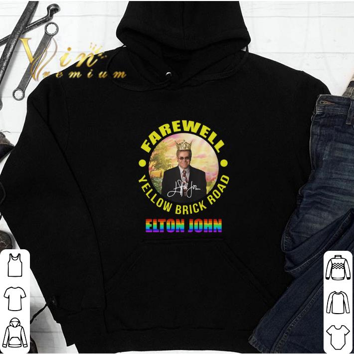 Original LGBT Elton John Farewell Yellow Brick Road signature shirt