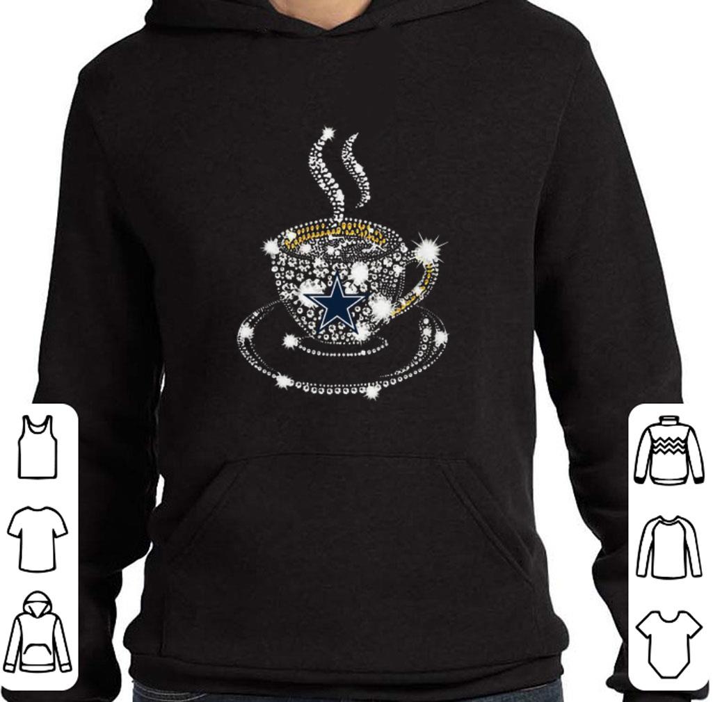 Premium Coffee Dallas Cowboys rhinestone shirt