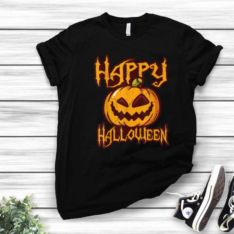 Premium Happy Halloween Pumpkin Face Cartoon Funny shirt