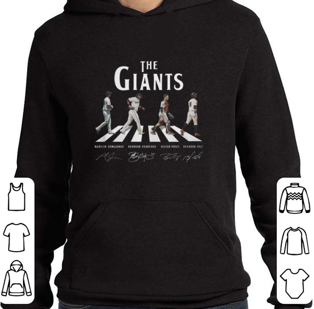 Premium The Giants Abbey Road signatures shirt