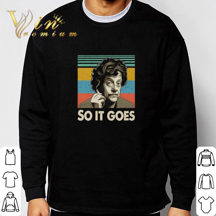 Vintage Kurt Vonnegut So it goes shirt 6 Vintage Kurt Vonnegut So it goes shirt