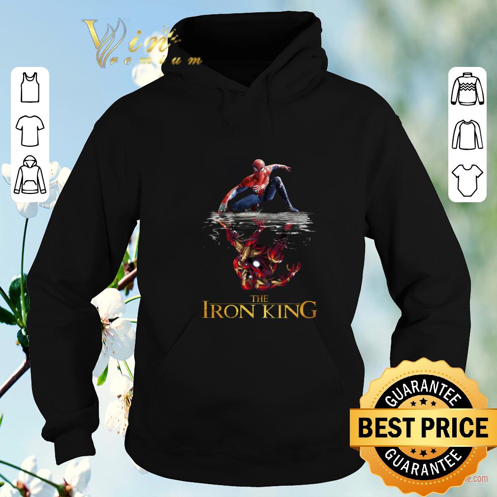 Awesome Spider Man reflection Iron Man The Iron King shirt sweater