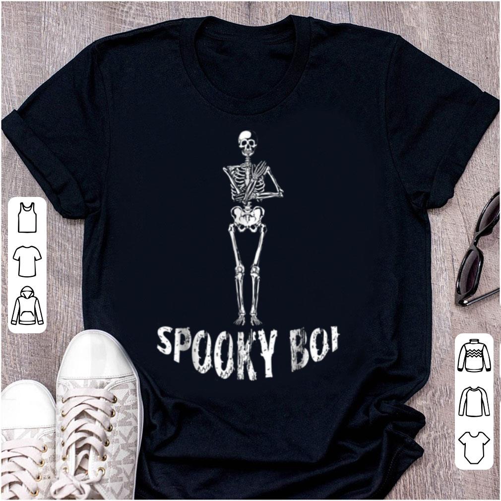 Beautiful Spooky Boi Skeleton Retro Vintage Halloween shirt