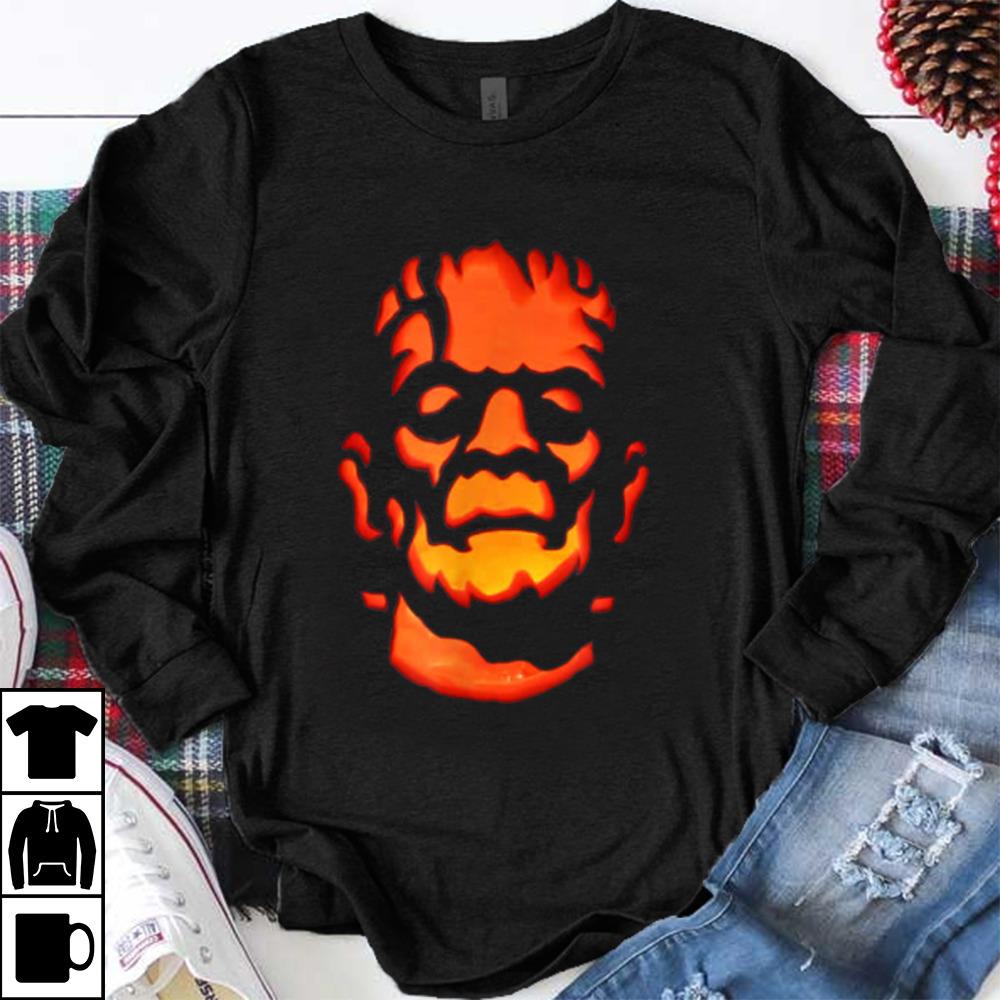 Frankenstein Carved Pumpkin Halloween shirt