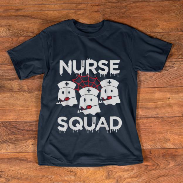 Funny Nurse Squad Nursing Students Spooky Ghost Funny Halloween shirt