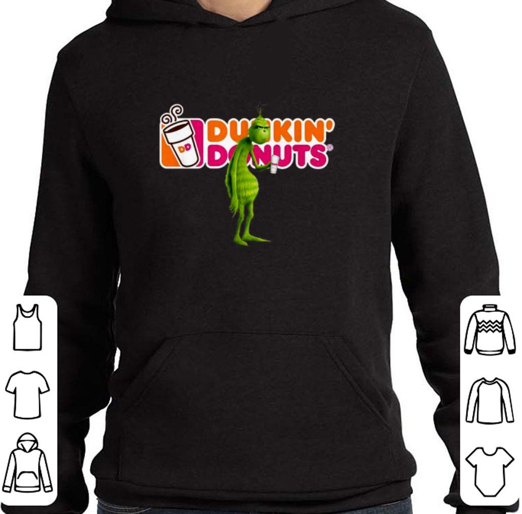 Hot Grinch drinking Dunkin' Donuts shirt 6 Hot Grinch drinking Dunkin' Donuts shirt