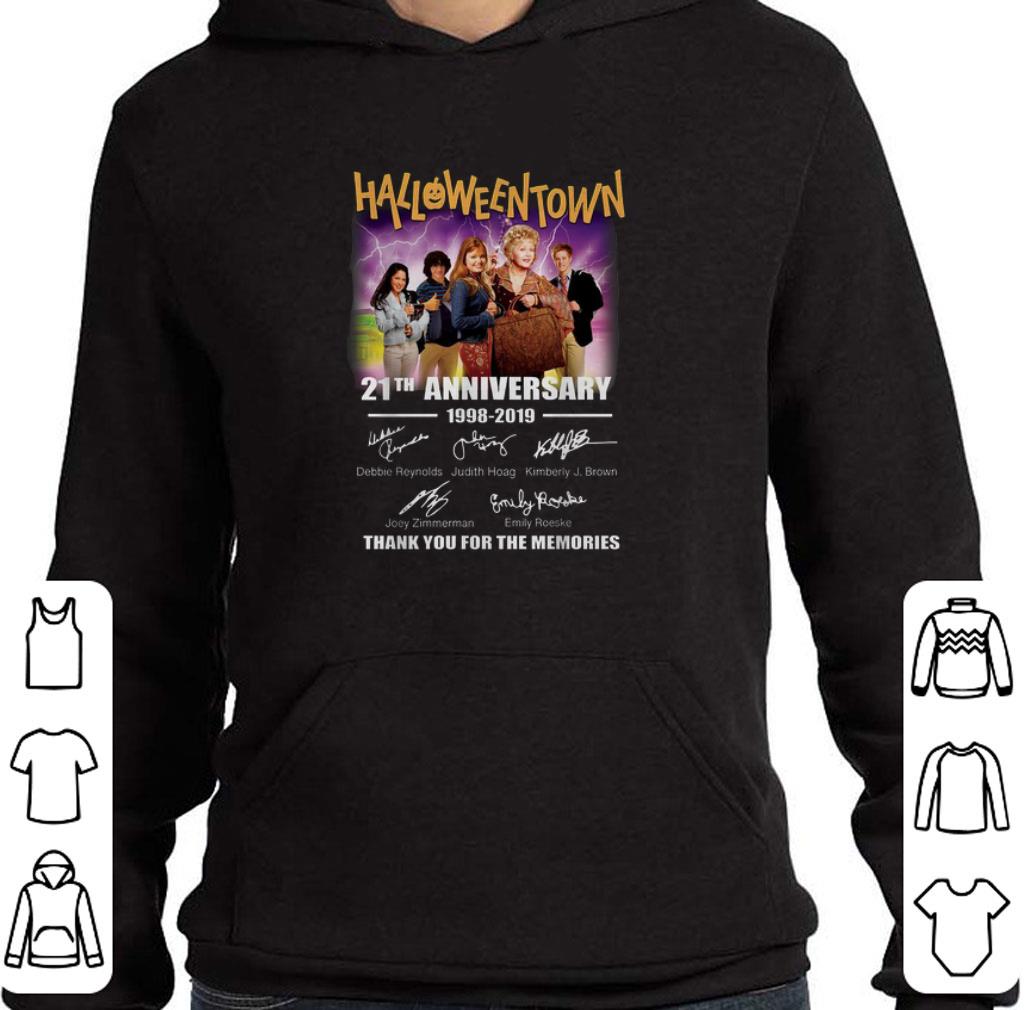 Hot Halloweentown 21th anniversary 1998-2019 signatures shirt