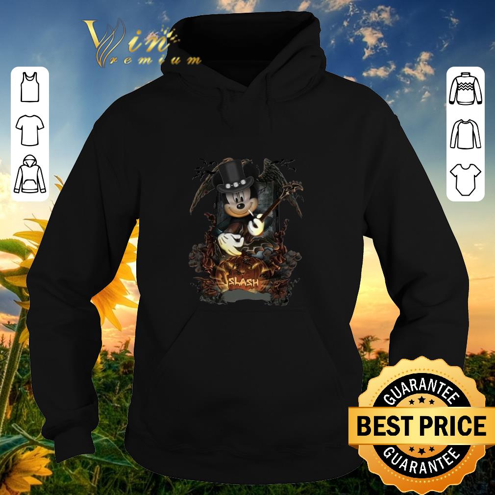 Hot Mickey Mouse Smoking Slash Pumpkin Halloween shirt sweater