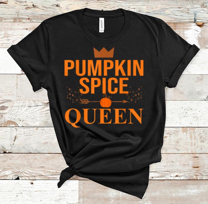 Hot Pumpkin Spice Queen Coffee Lover Halloween & Thanksgiving shirt