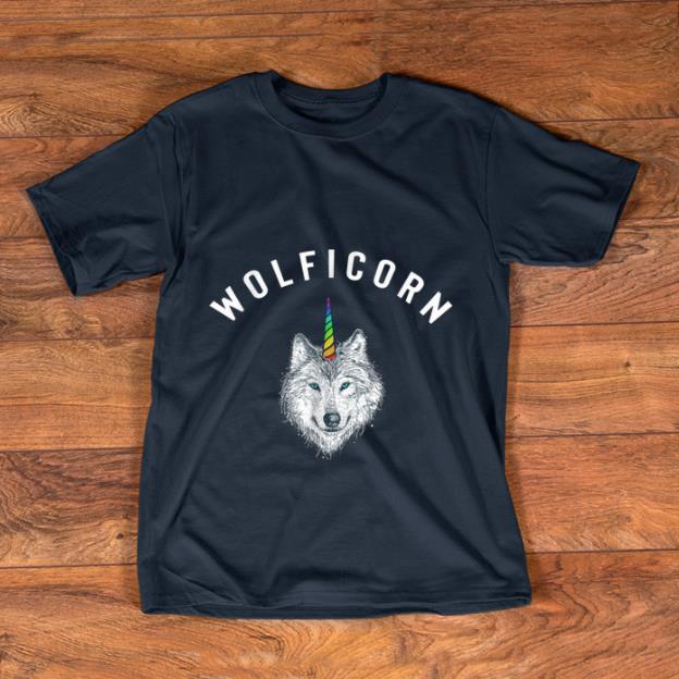 Hot Wolficorn Wolf Unicorn Halloween shirt