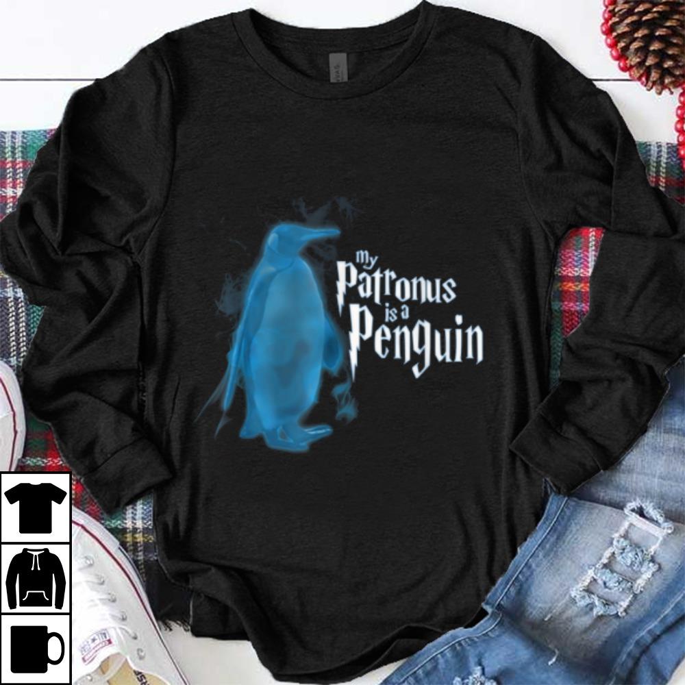 My Patronus Is A Penguin Halloween Costume Wizard shirt