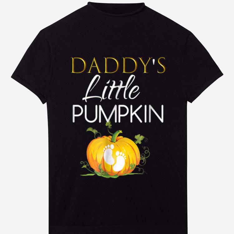 Nice Daddys Little Pumpkin Baby Shower Theme Outfit shirt