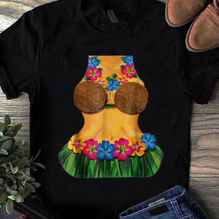 Nice Hula Dancer Body Coconut Bra Luau Tiki Party shirt