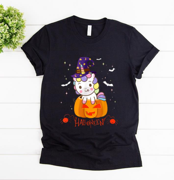 Official Cute Unicorn Pumpkin Halloween Thanksgiving shirt