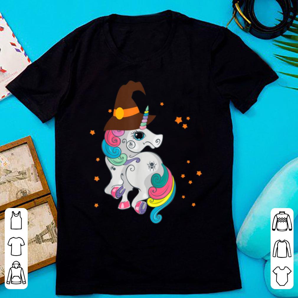 Official Halloween Unicorn Witch Cute Trick Or Treat Trendy Gift shirt