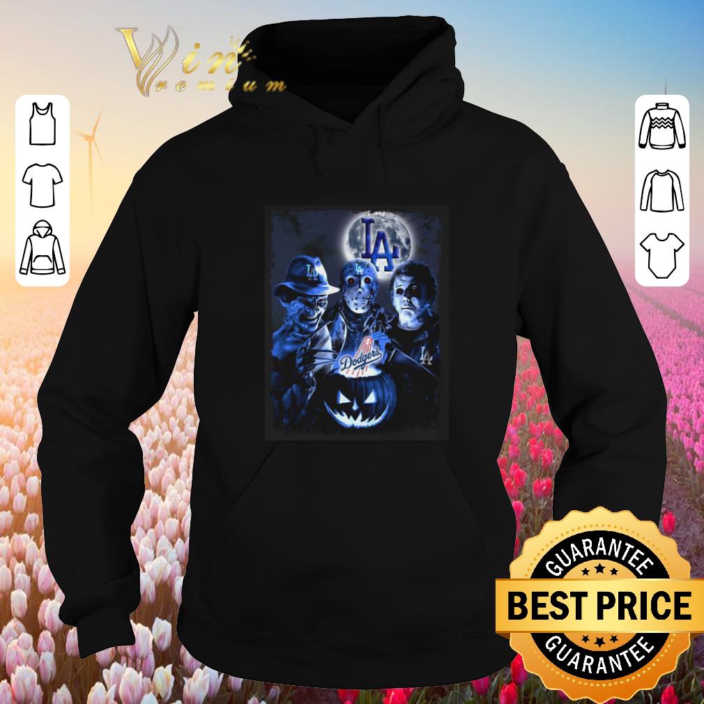 Official Los Angeles Dodgers Horror film characters shirt sweater 6 Official Los Angeles Dodgers Horror film characters shirt sweater