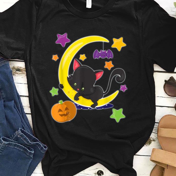 Original Happy Halloween Spooky Pumpkins Halloween Cat shirt