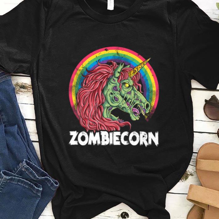 Original Zombiecorn Zombie Unicorn Halloween Women Rainbow shirt