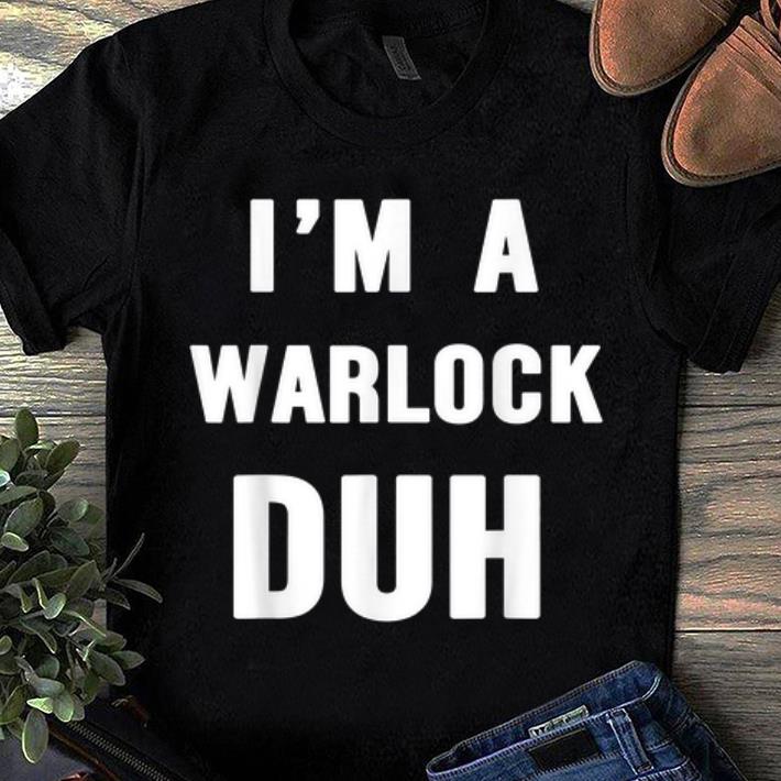 Premium Easy Halloween Warlock Costume for Men Women Kids shirt