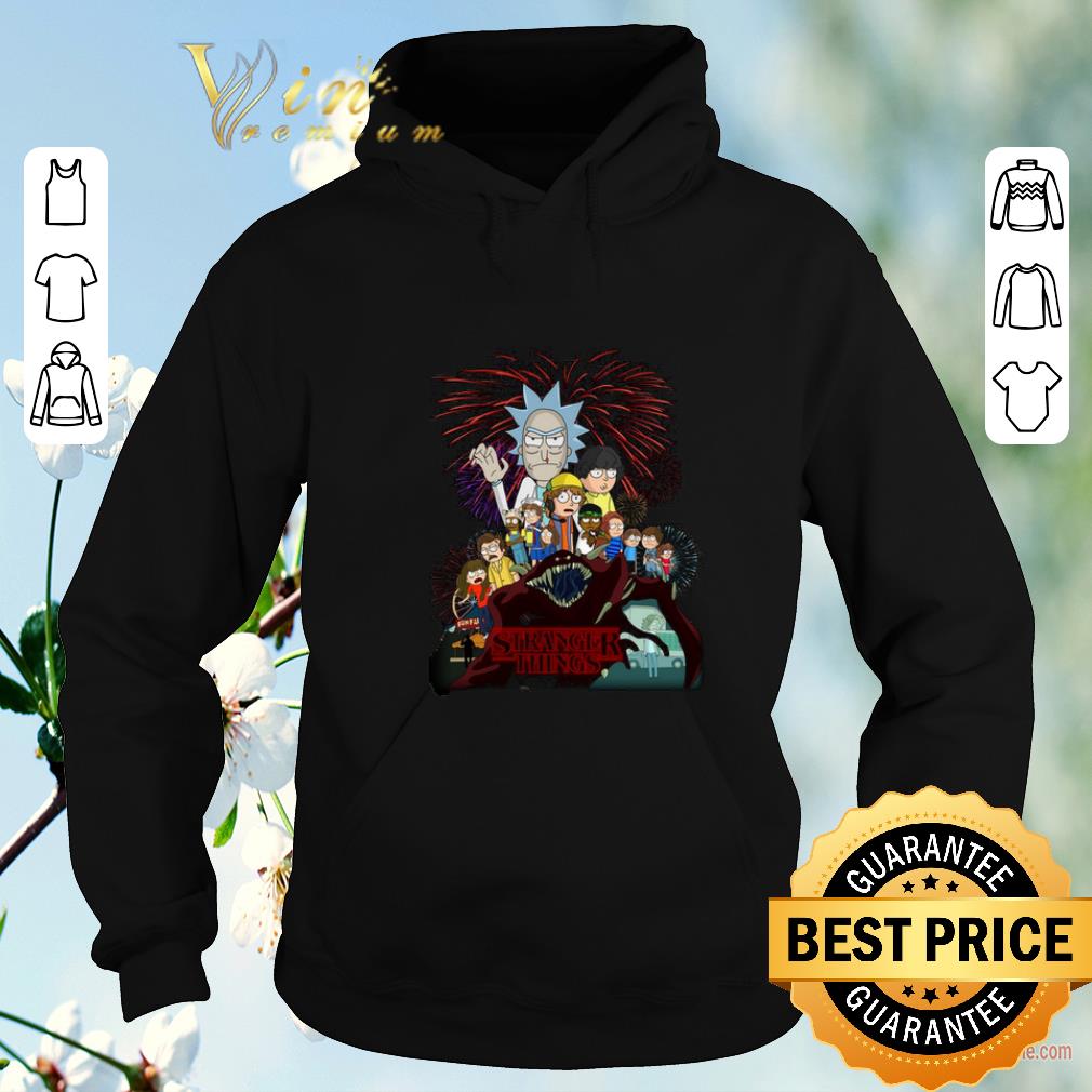 Premium Rick and Morty version Stranger Things shirt sweater 6 Premium Rick and Morty version Stranger Things shirt sweater