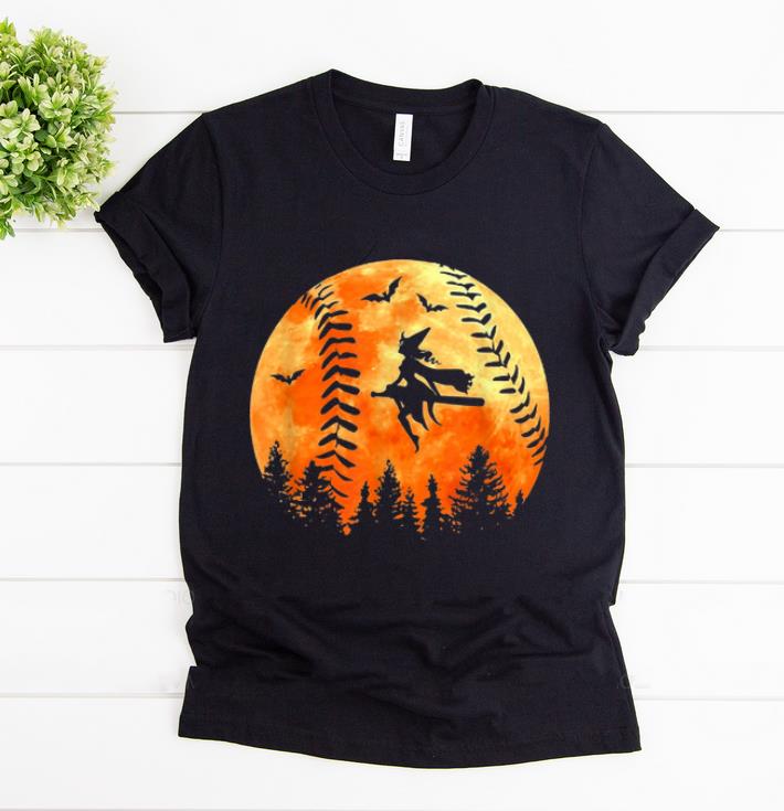 Pretty Softball Moon Halloween Softball Lover shirt
