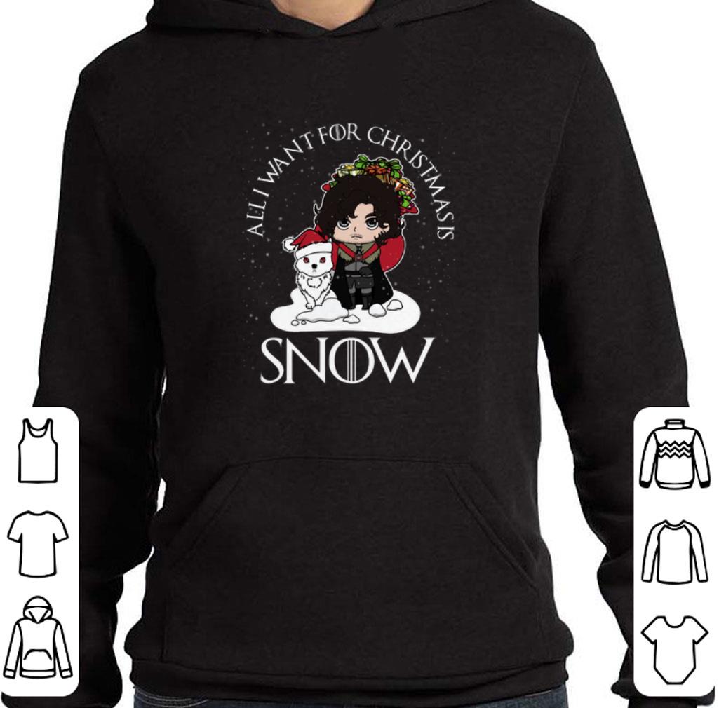 All I Want For Christmas is Jon Snow Game Of Thrones shirt