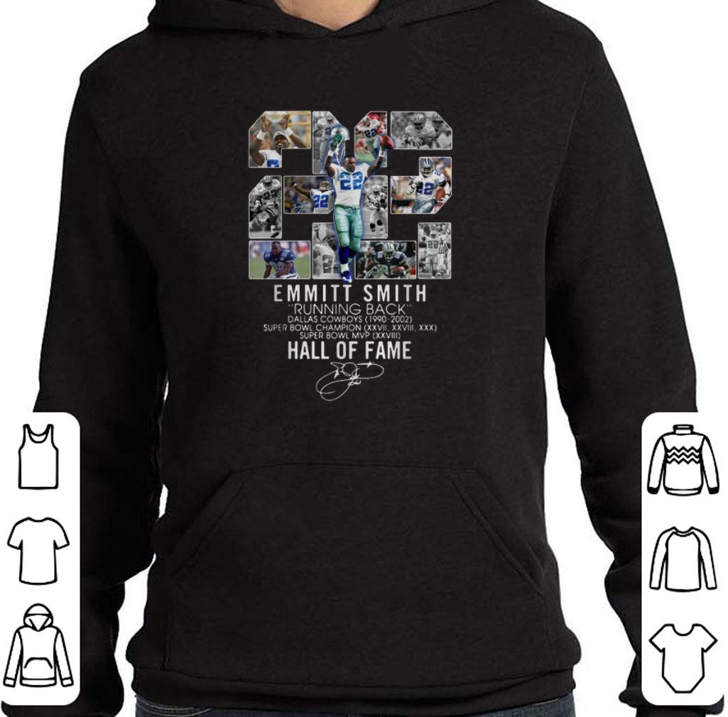 Awesome 22 Emmitt Smith Running Back Dallas Cowboys Hall Of Fame shirt