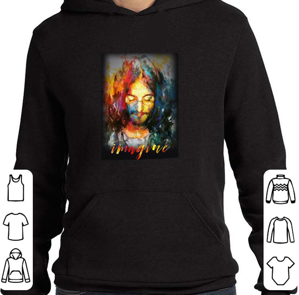 Awesome Painting John Lennon imagine shirt
