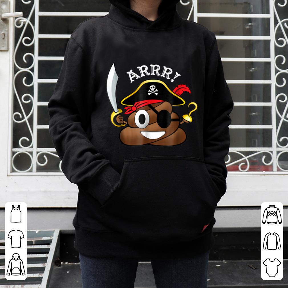 Awesome Pirate Poop Emoji Funny Halloween Costume shirt