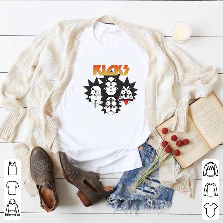 Awesome Rick And Morty Parody Kiss shirt