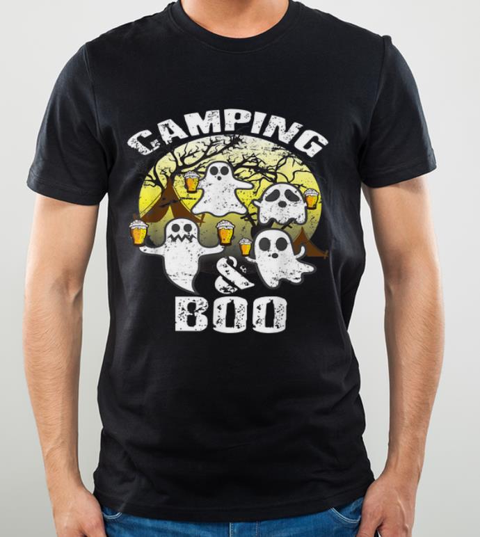 Awesome Scary Camping & Boo Ghost Camp Beer Halloween Funny Gift shirt
