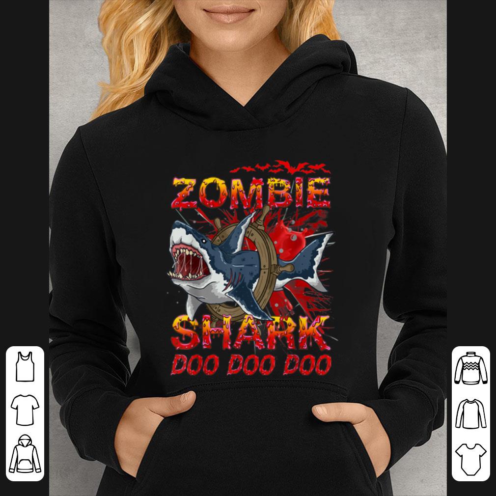 Awesome Zombie Shark Halloween shirt