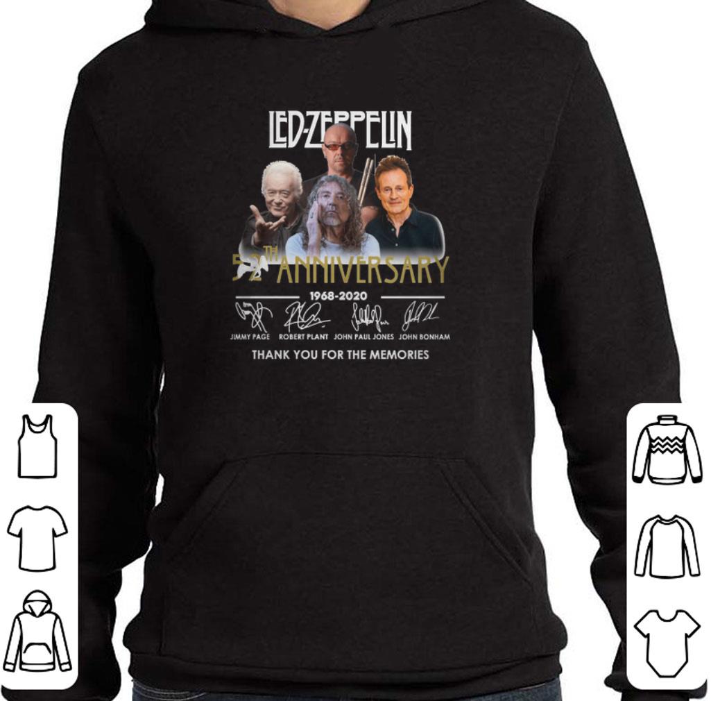 Funny Led Zeppelin 52th anniversary 1968-2020 signatures thank you for the memories shirt 6 Funny Led Zeppelin 52th anniversary 1968-2020 signatures thank you for the memories shirt