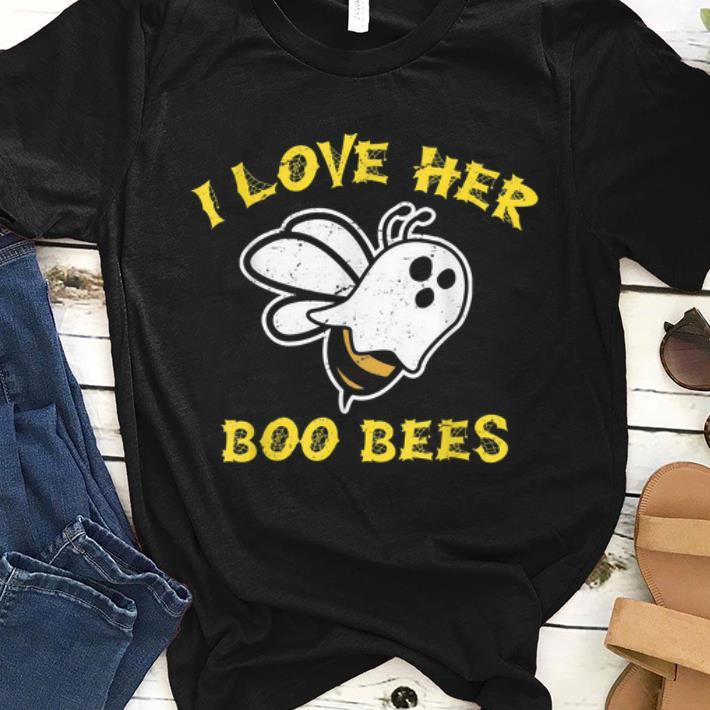 Hot Boo Bees Halloween Couple I Love Her Matching Costume shirt