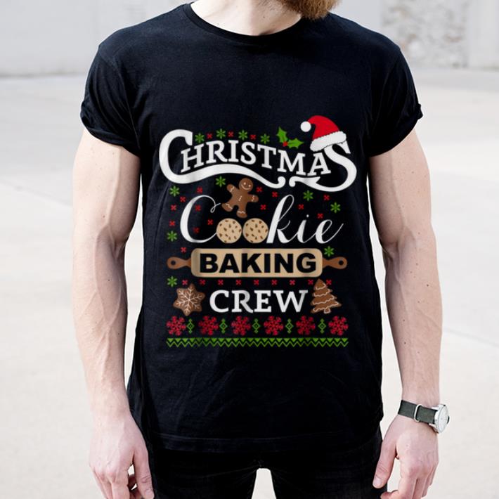 Hot Christmas Cookie Baking Crew funny cook shirt