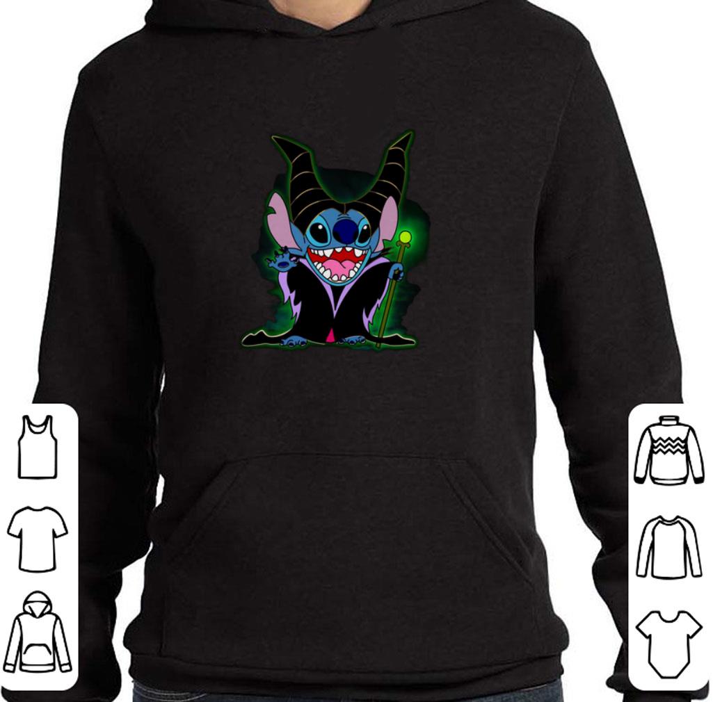 Hot Maleficent Stitch witch shirt