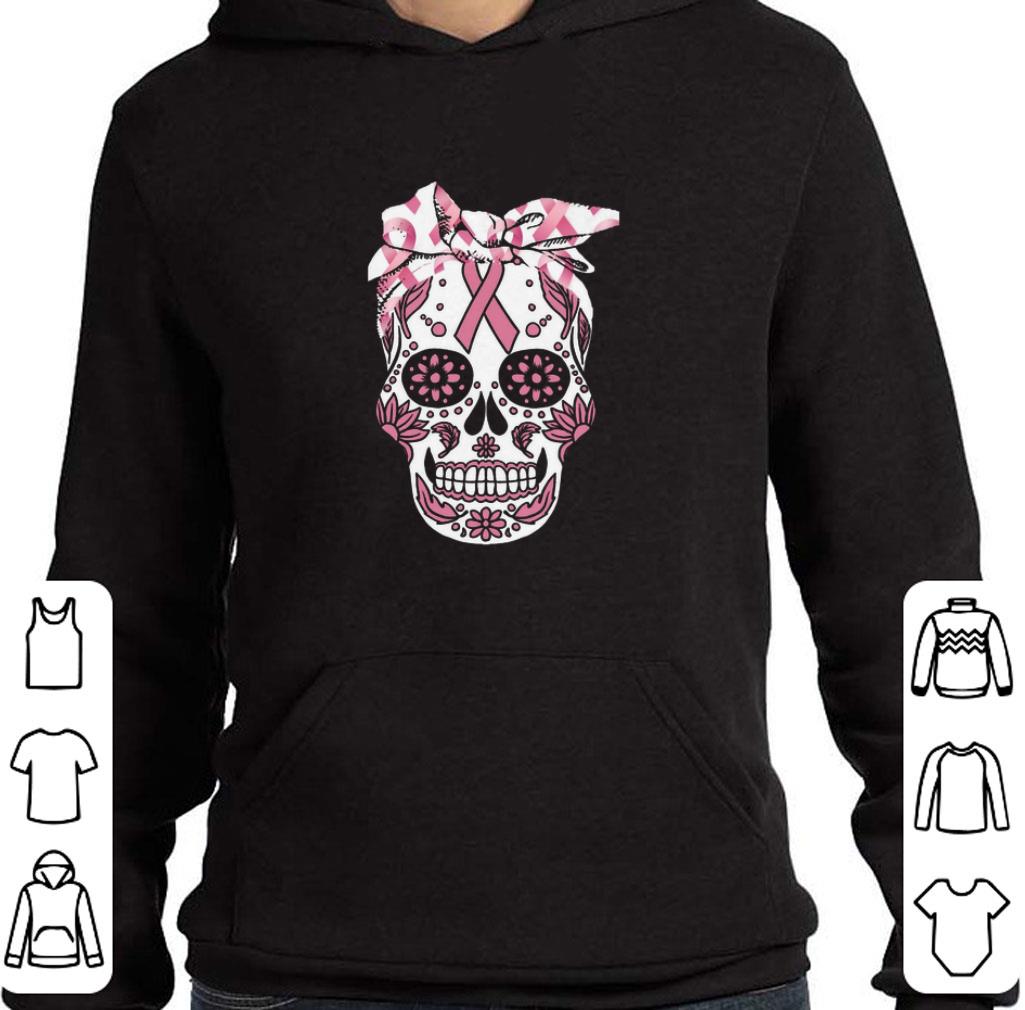 Hot Sugar skull Breast Cancer Awareness shirt 6 Hot Sugar skull Breast Cancer Awareness shirt
