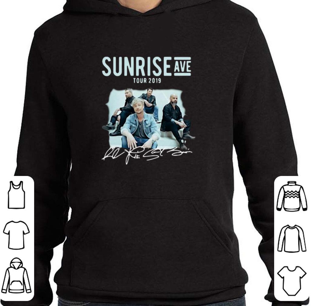 Hot Sunrise Avenue Tour 2019 Little Bit Love Signatures shirt