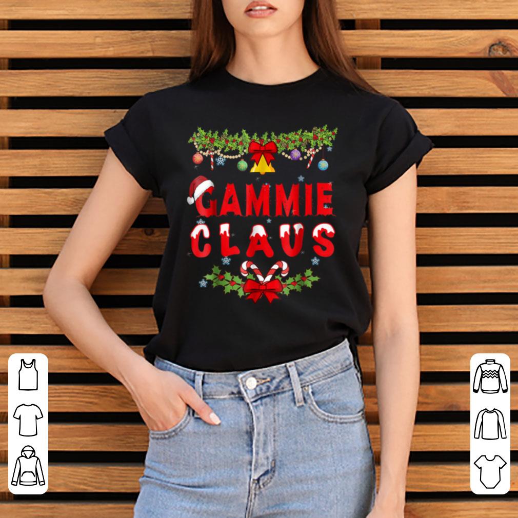 Hot Xmas Gammie Claus Bell Snow Santa Family Christmas shirt