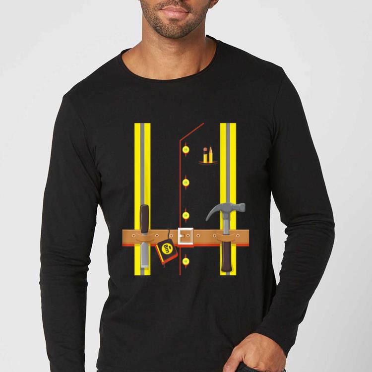 Nice Construction Worker Costume for Boys Kids Halloween Builder shirt