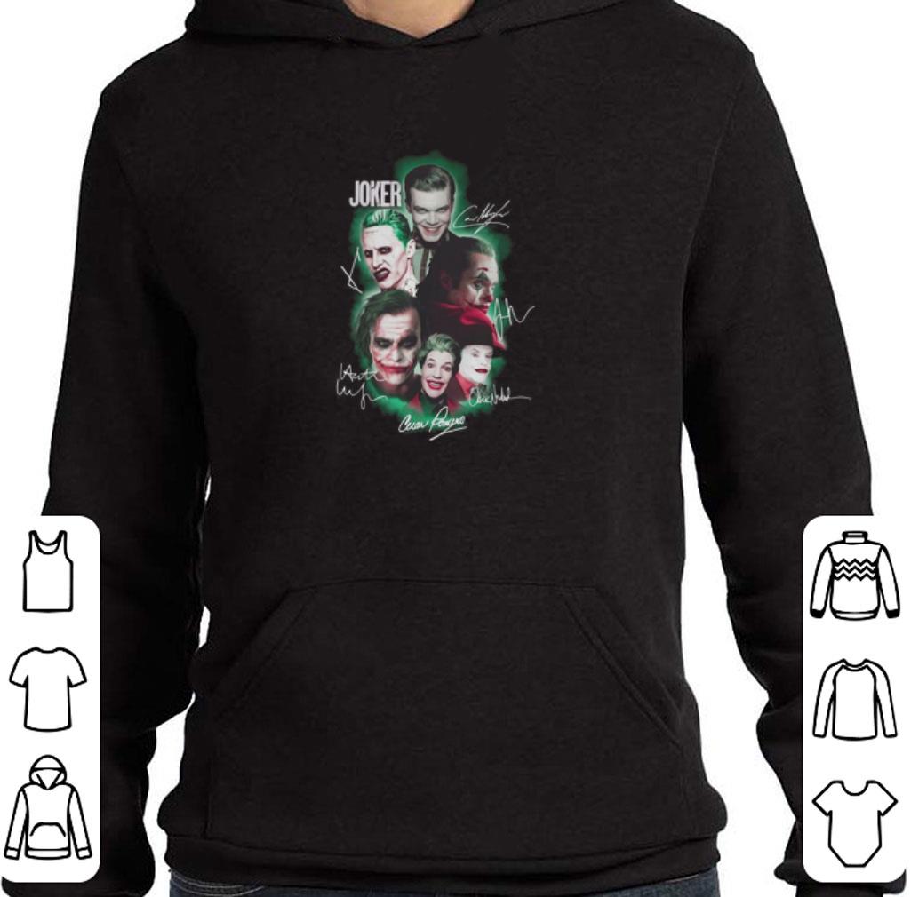 Nice Joker all characters signatures shirt