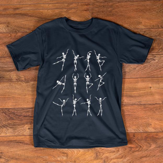 Official Ballet Skeleton funny ballet skeleton skull yoga shirt