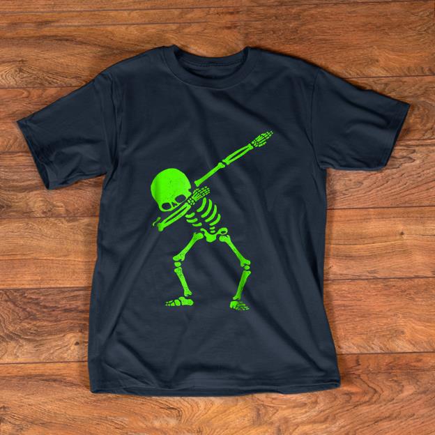 Official Dabbing Skeleton Halloween GLOW Skeleton Dab shirt