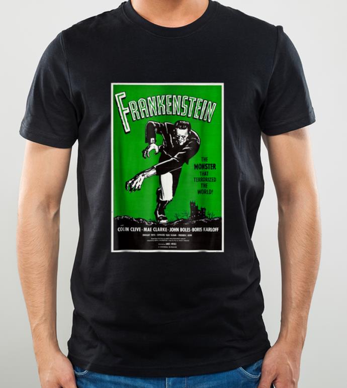 Official Frankenstein Monster Vintage Movie Poster Halloween shirt